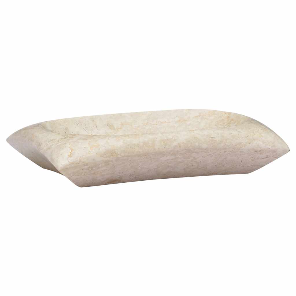 Umivaonik krem 50 x 35 x 10 cm mramorni