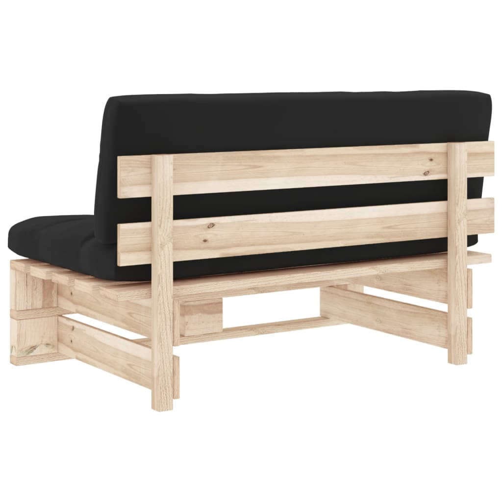 Srednja vrtna sofa od paleta od impregnirane borovine