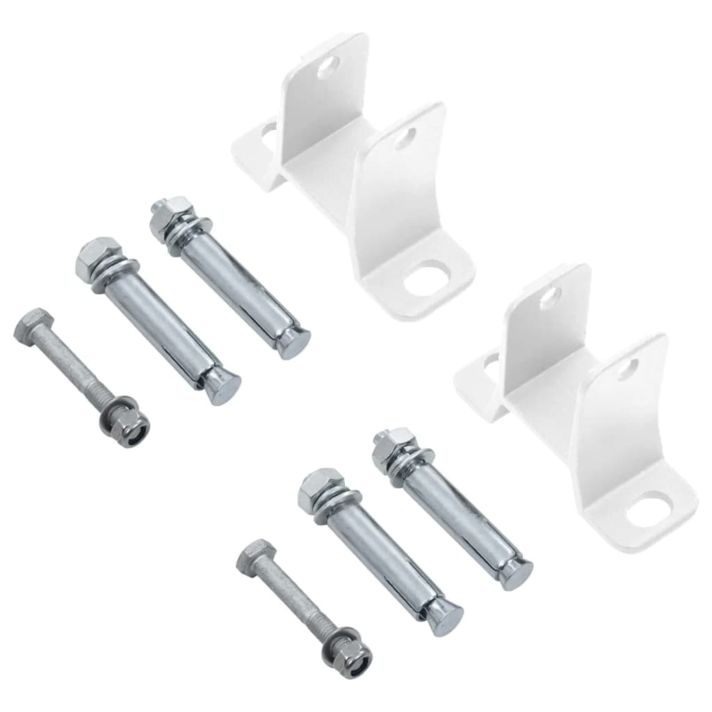 Tenda na automatsko uvlačenje 400 x 350 cm plavo-bijela