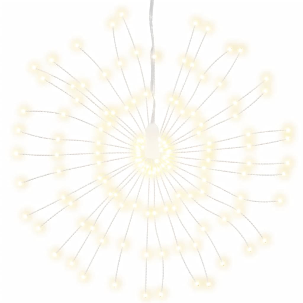 Božićno svjetlo s izgledom vatrometa toplo bijelo 20 cm 140 LED