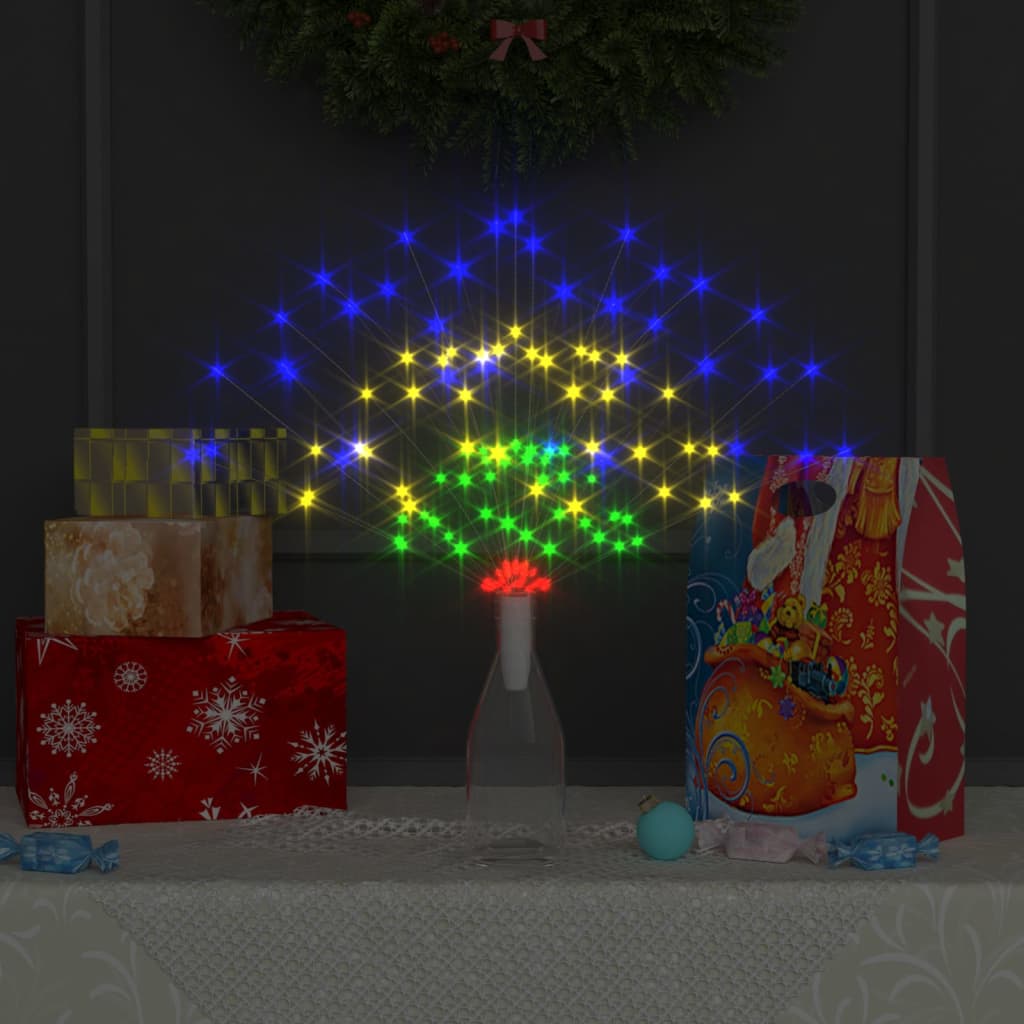 Božićno svjetlo s izgledom vatrometa raznobojno 20 cm 140 LED