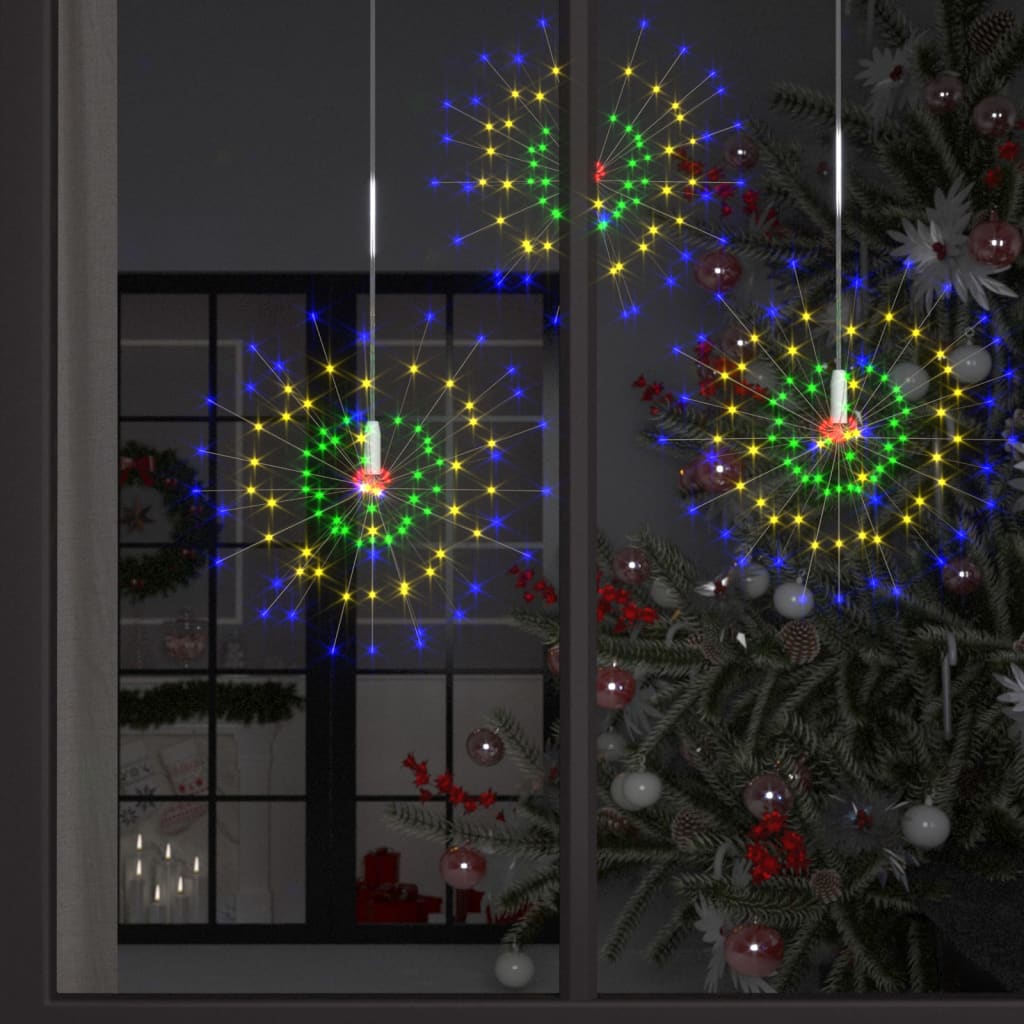 Božićno svjetlo s izgledom vatrometa raznobojno 20 cm 140 LED