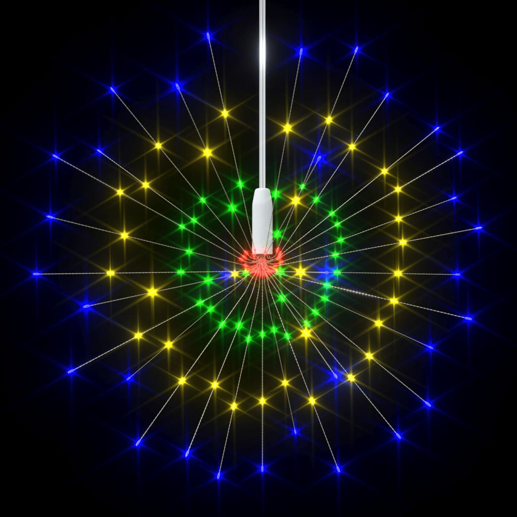 Božićna svjetla izgled vatrometa 4 kom raznobojna 20 cm 560 LED