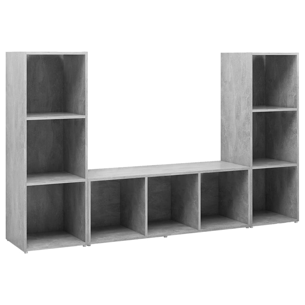 | TV ormar | 3 pcs 37 x 35 x 107.5 cm