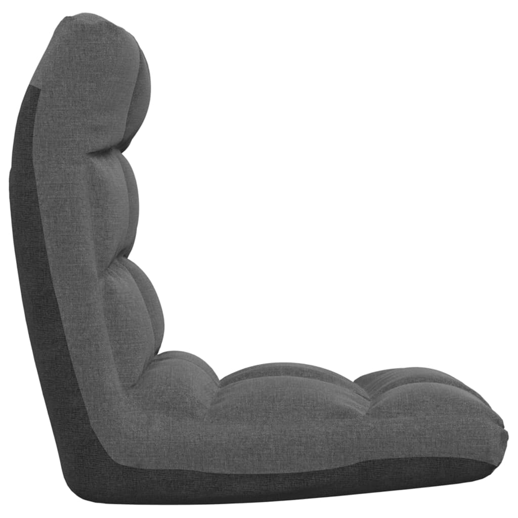 Sklopiva podna stolica od tkanine tamnosiva
