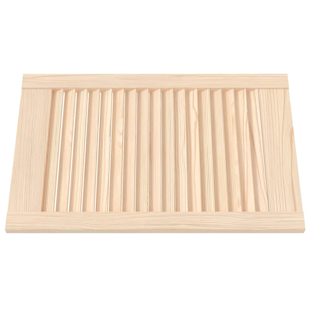 Vrata za ormarić rešetkasti dizajn 4 kom 61,5x39,4 cm borovina