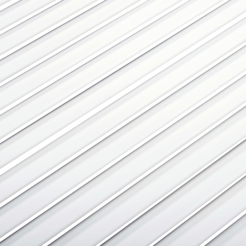 Vrata za ormarić rešetkasti dizajn bijela 99,3x59,4 cm borovina