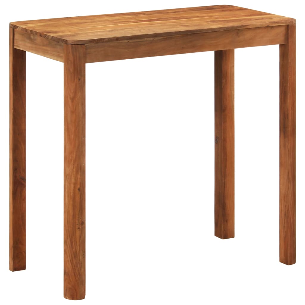 Barski stol od drva bagrema s premazom boje meda 110x55x106 cm