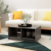 Stolić za kavu sivi 75 x 50 x 33,5 cm od masivne borovine