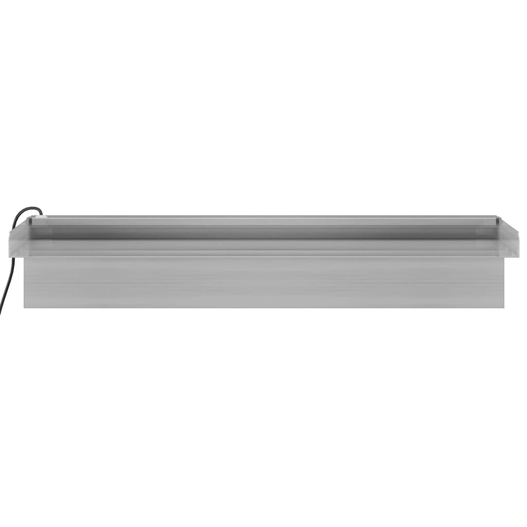 Prelijevajući vodopad RGB LED od nehrđajućeg čelika 45 cm