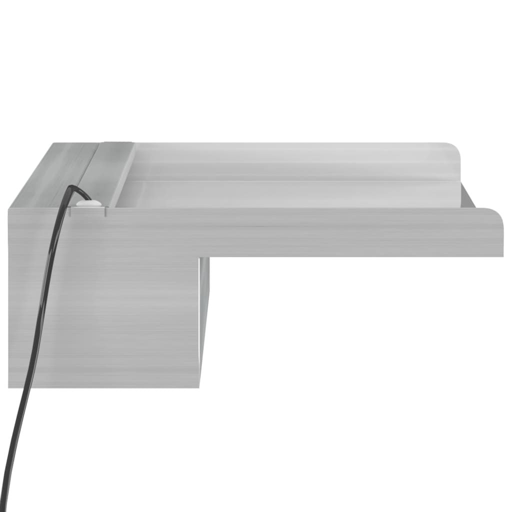 Prelijevajući vodopad RGB LED od nehrđajućeg čelika 45 cm