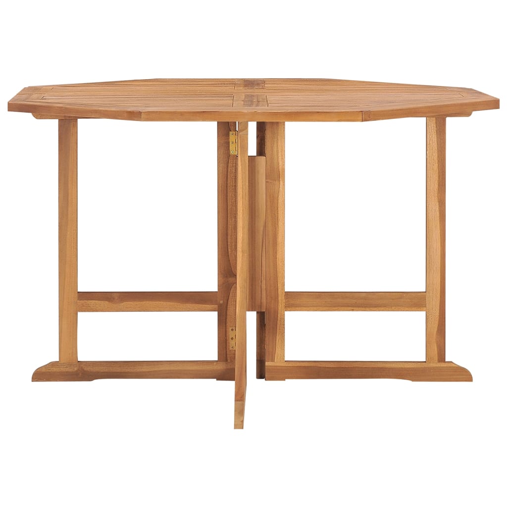 Sklopivi vrtni blagovaonski stol 110 x 110 x 75 cm od tikovine