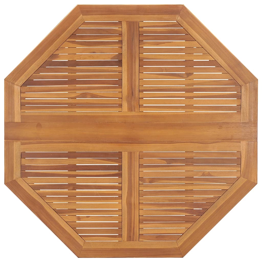 Sklopivi vrtni blagovaonski stol 110 x 110 x 75 cm od tikovine