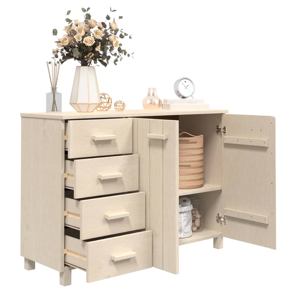 Komoda HAMAR boja meda 113 x 40 x 80 cm od masivne borovine