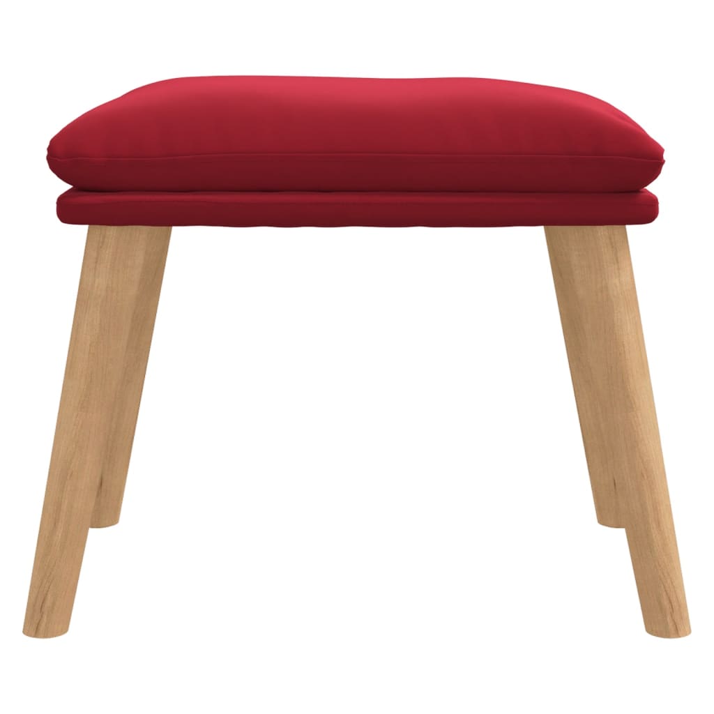 Tabure crvena boja vina 45x29,5x35 cm baršunasti