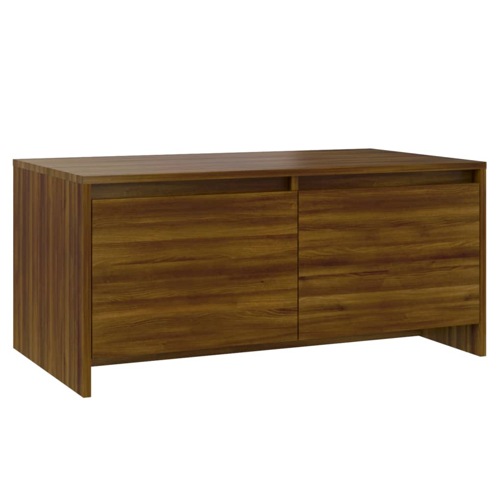 Stolić za kavu boja hrasta 90 x 50 x 41,5 cm konstruirano drvo