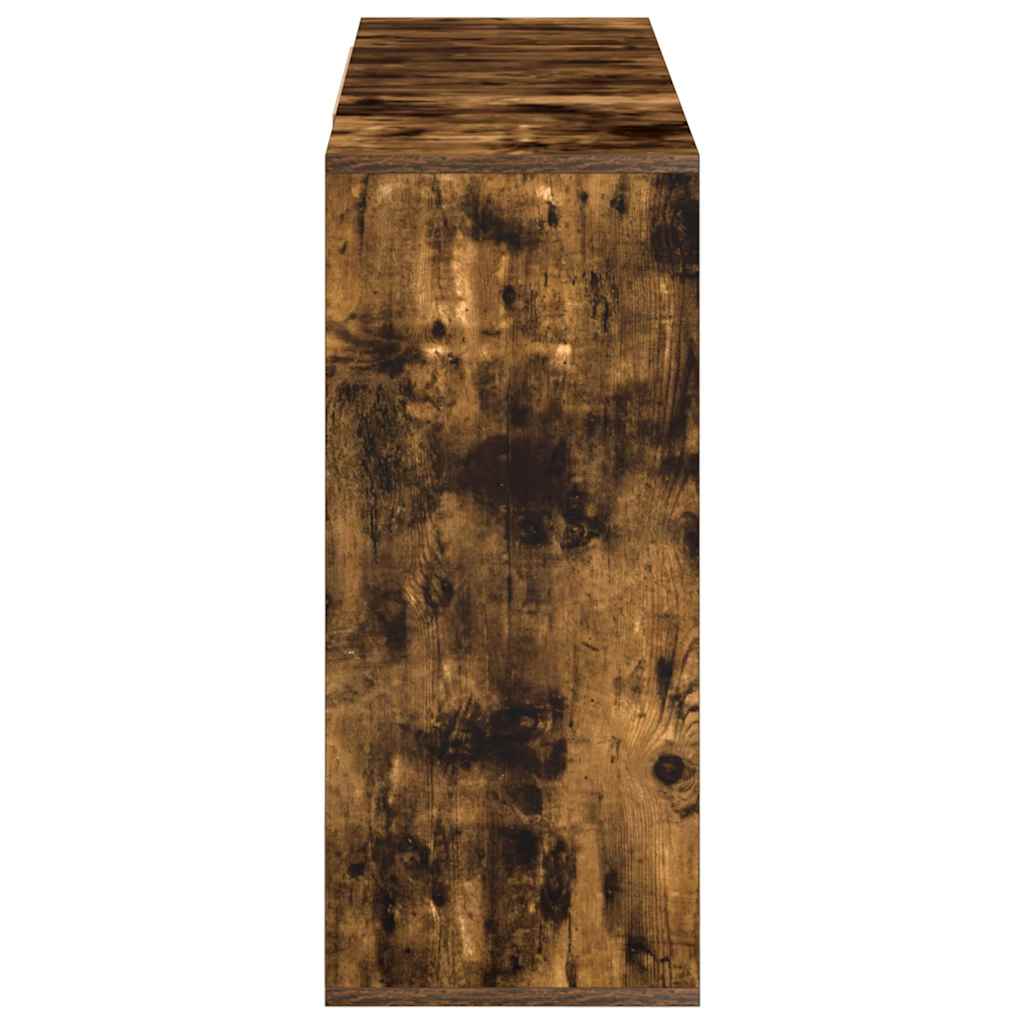 Komoda boja dimljenog hrasta 120 x 30 x 75 cm konstruirano drvo