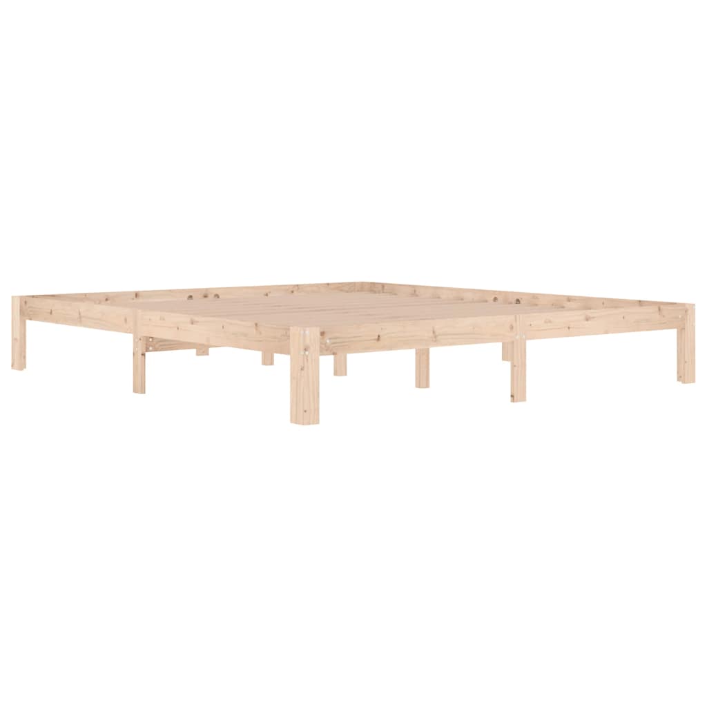 Okvir za krevet od masivnog drva 180 x 200 cm veliki bračni