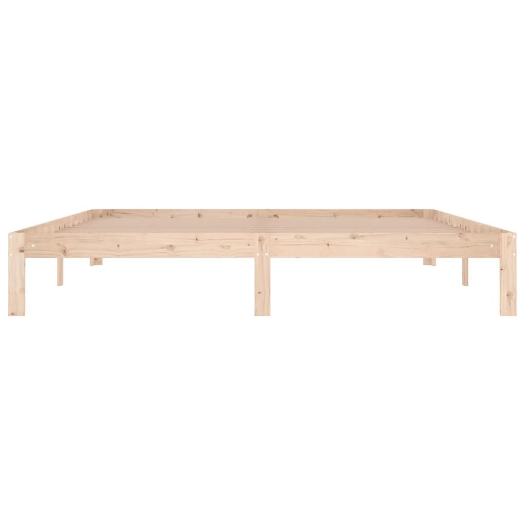 Okvir za krevet od masivnog drva 180 x 200 cm veliki bračni