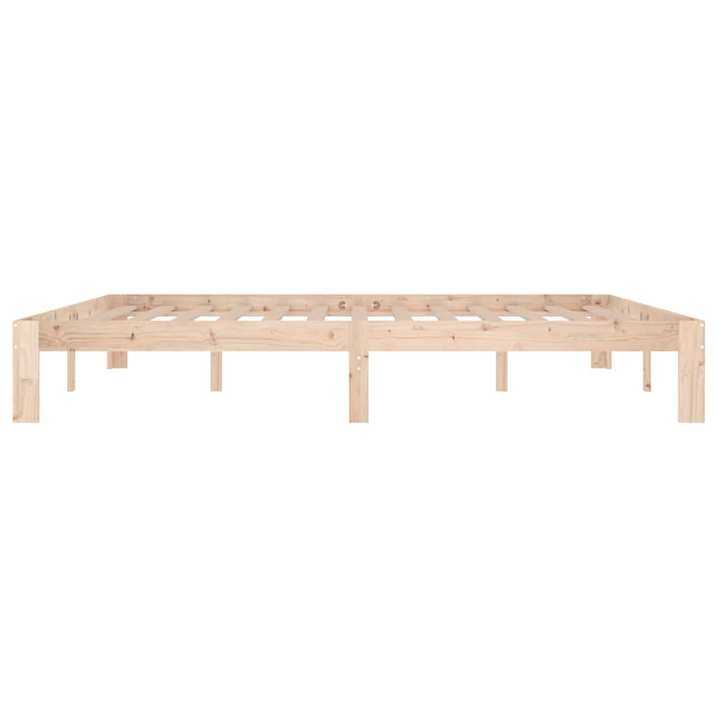 Okvir za krevet od masivnog drva 180 x 200 cm veliki bračni