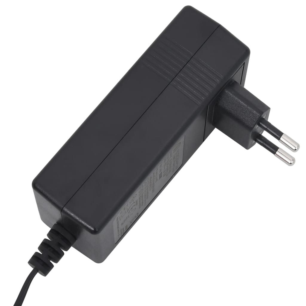 Električni masažni naslonjač tamnosmeđi od tkanine