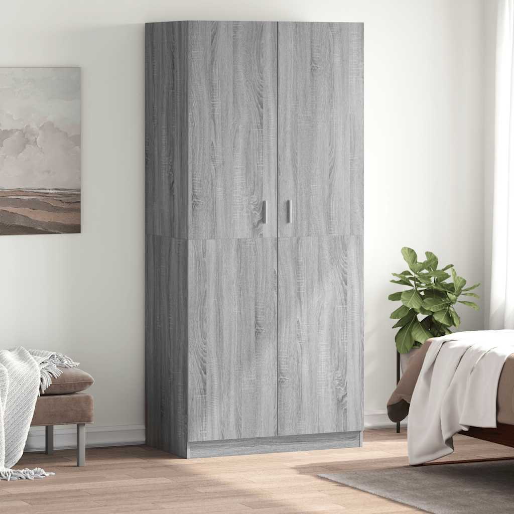 Ormar boja hrasta sonome 90 x 52 x 200 cm od konstruiranog drva