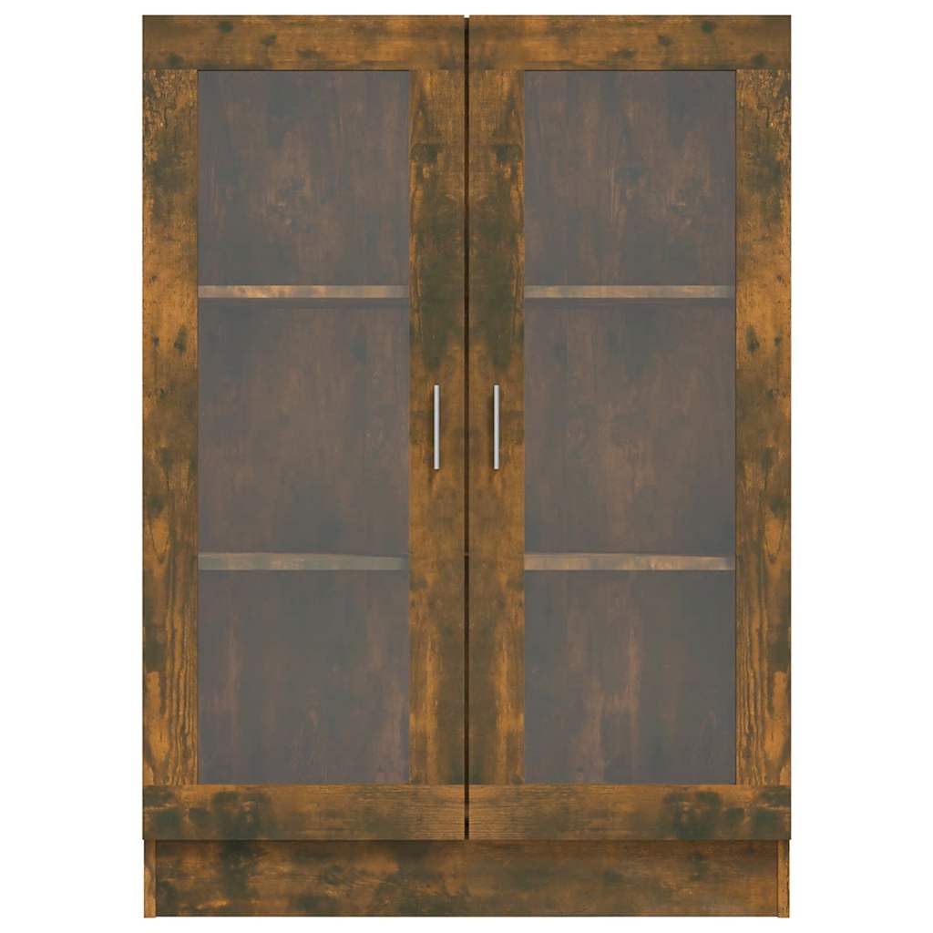 Vitrina boja dimljenog hrasta 82,5x30,5x115cm konstruirano drvo