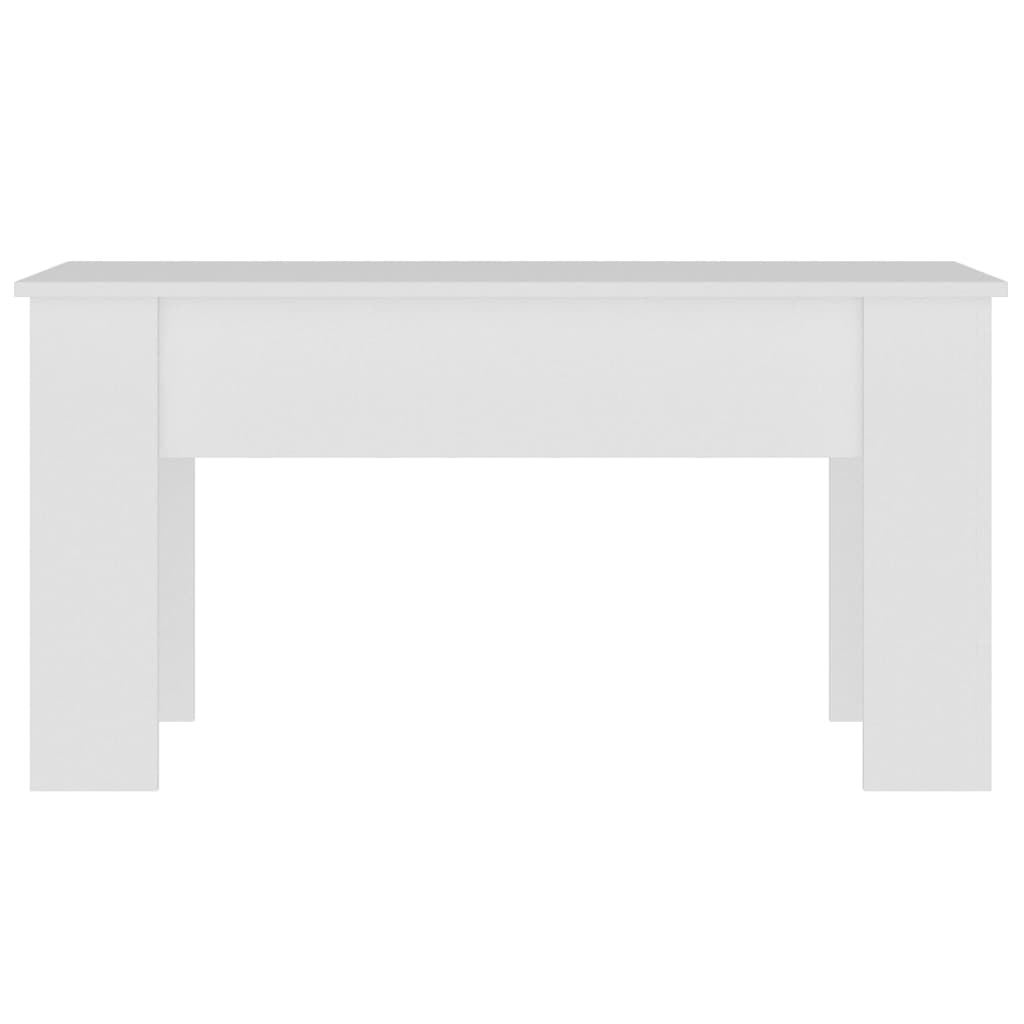 Stolić za kavu bijeli 101x49x52 cm od konstruiranog drva