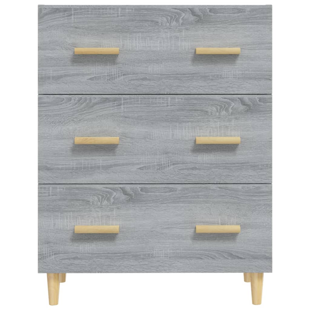 Komoda boja siva sonome 70x34x90 cm od konstruiranog drva
