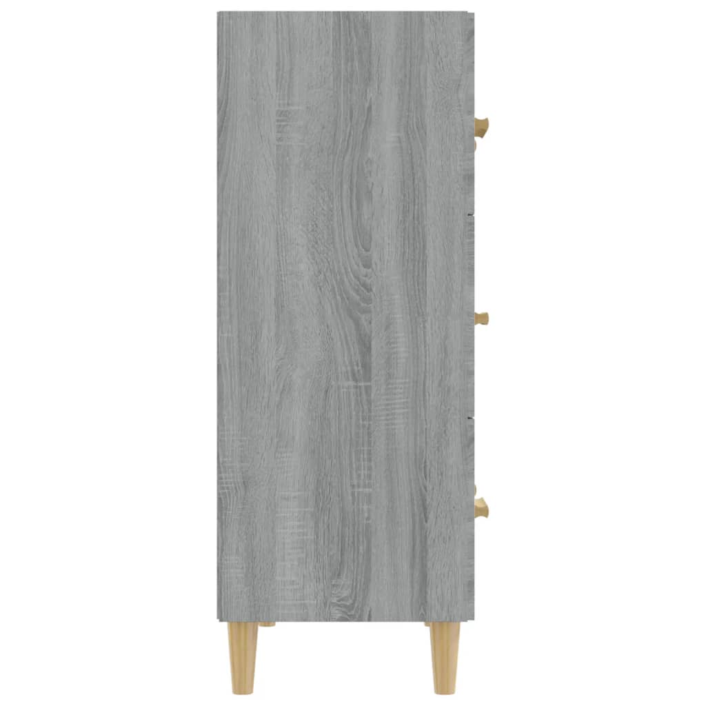 Komoda boja siva sonome 70x34x90 cm od konstruiranog drva