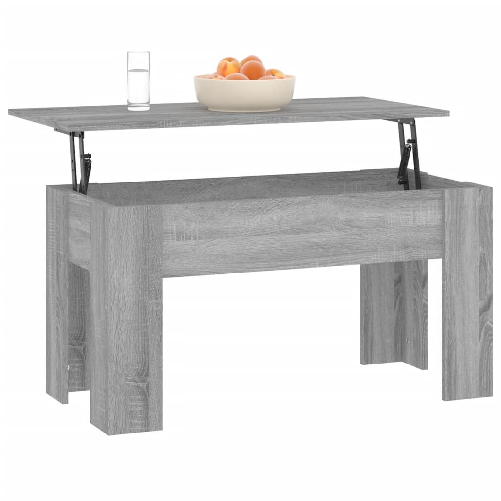 Stolić za kavu boja hrasta 101 x 49 x 52 cm konstruirano drvo