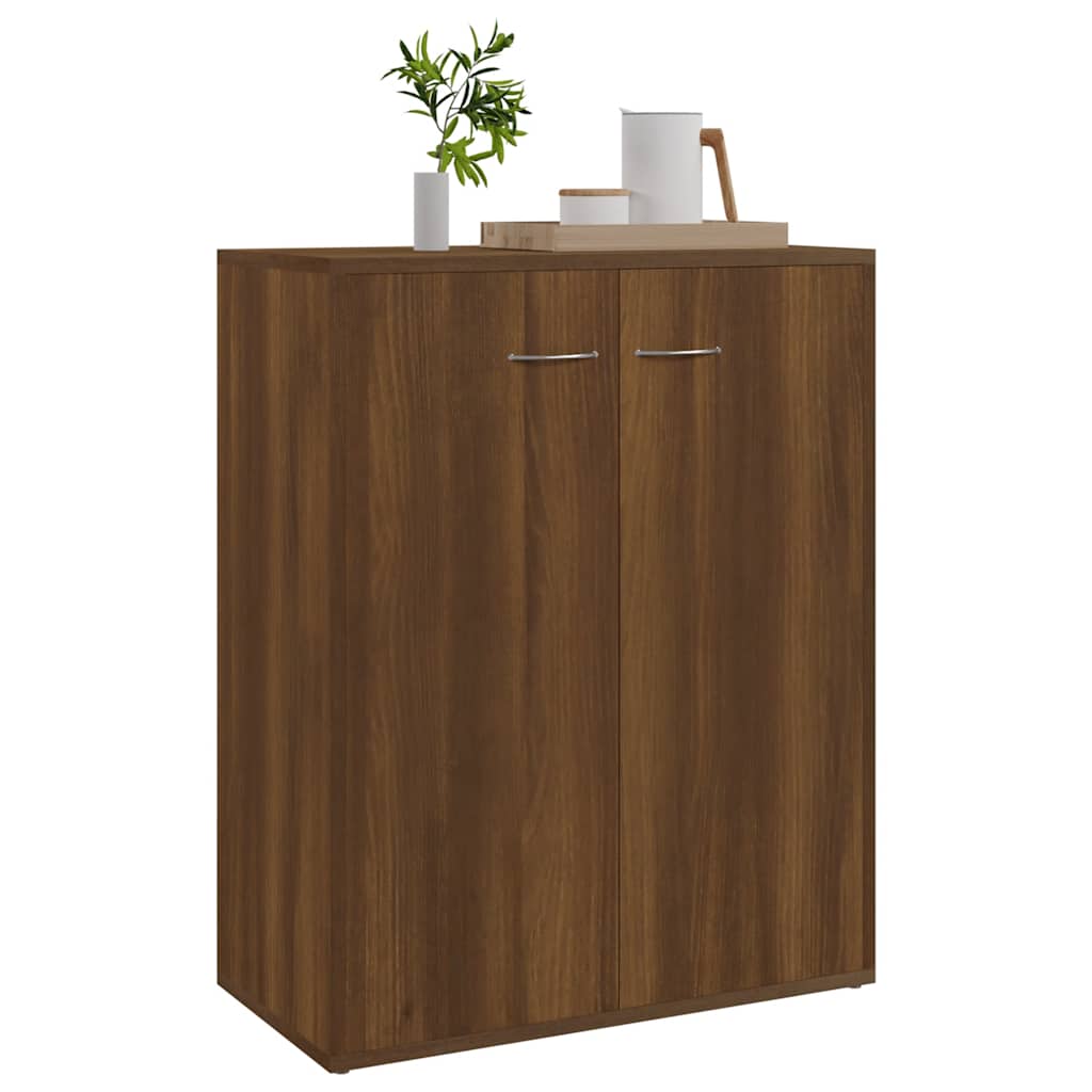 Komoda boja smeđeg hrasta 60 x 30 x 75 cm od konstruiranog drva