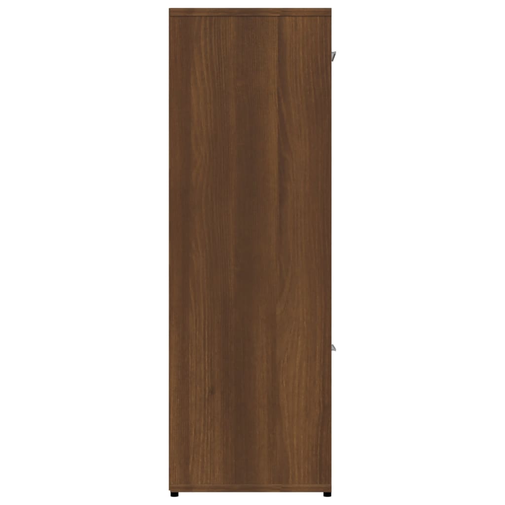 Ormarić za knjige boja hrasta 90 x 30 x 90 cm konstruirano drvo