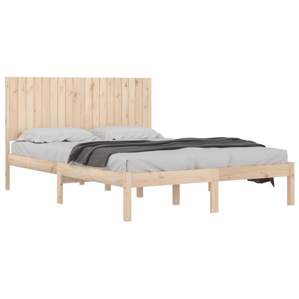 Okvir za krevet od masivnog drva 180 x 200 cm veliki bračni