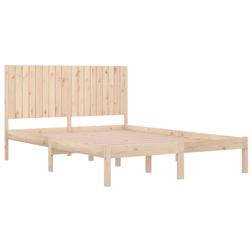 Okvir za krevet od masivnog drva 180 x 200 cm veliki bračni