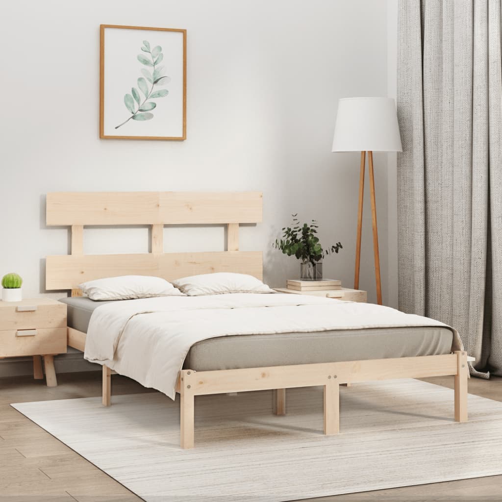 Okvir za krevet od masivnog drva 180 x 200 cm veliki bračni