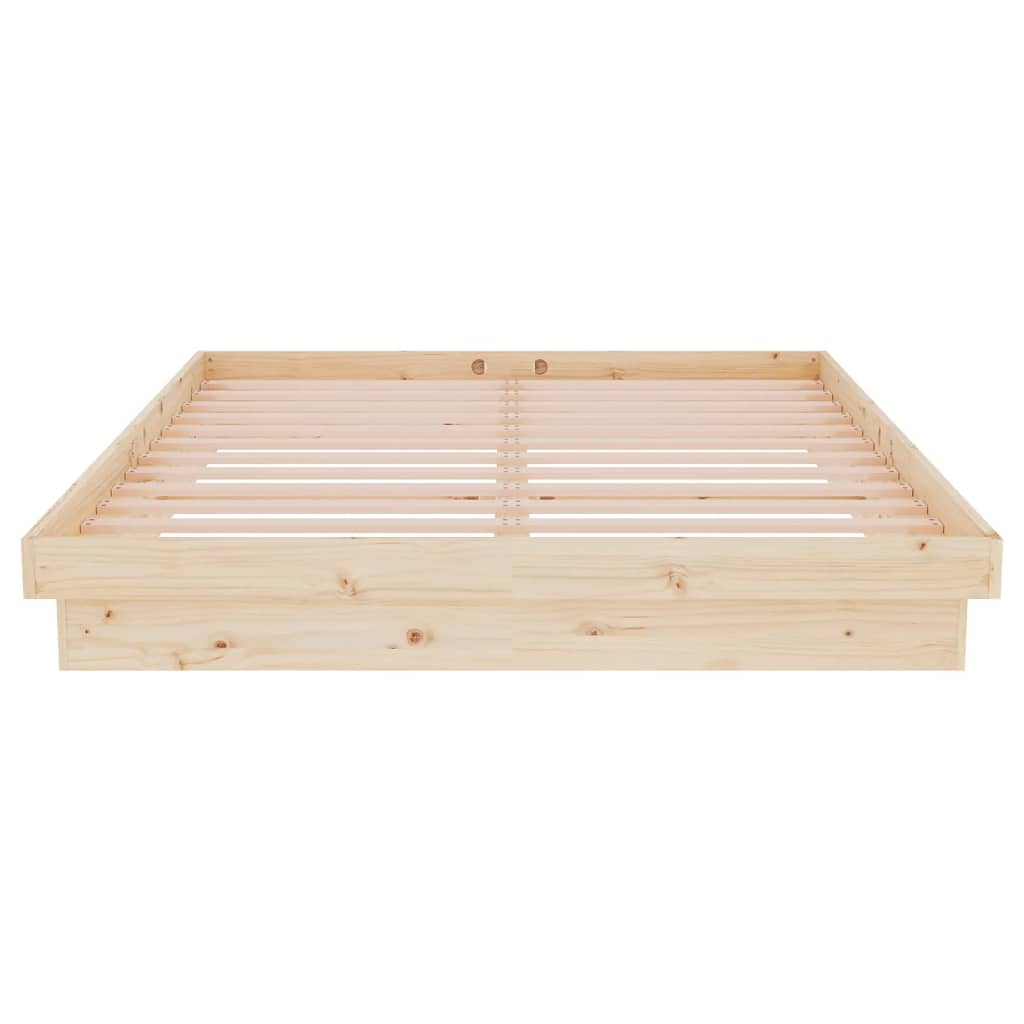 Okvir za krevet od masivnog drva 140 x 200 cm