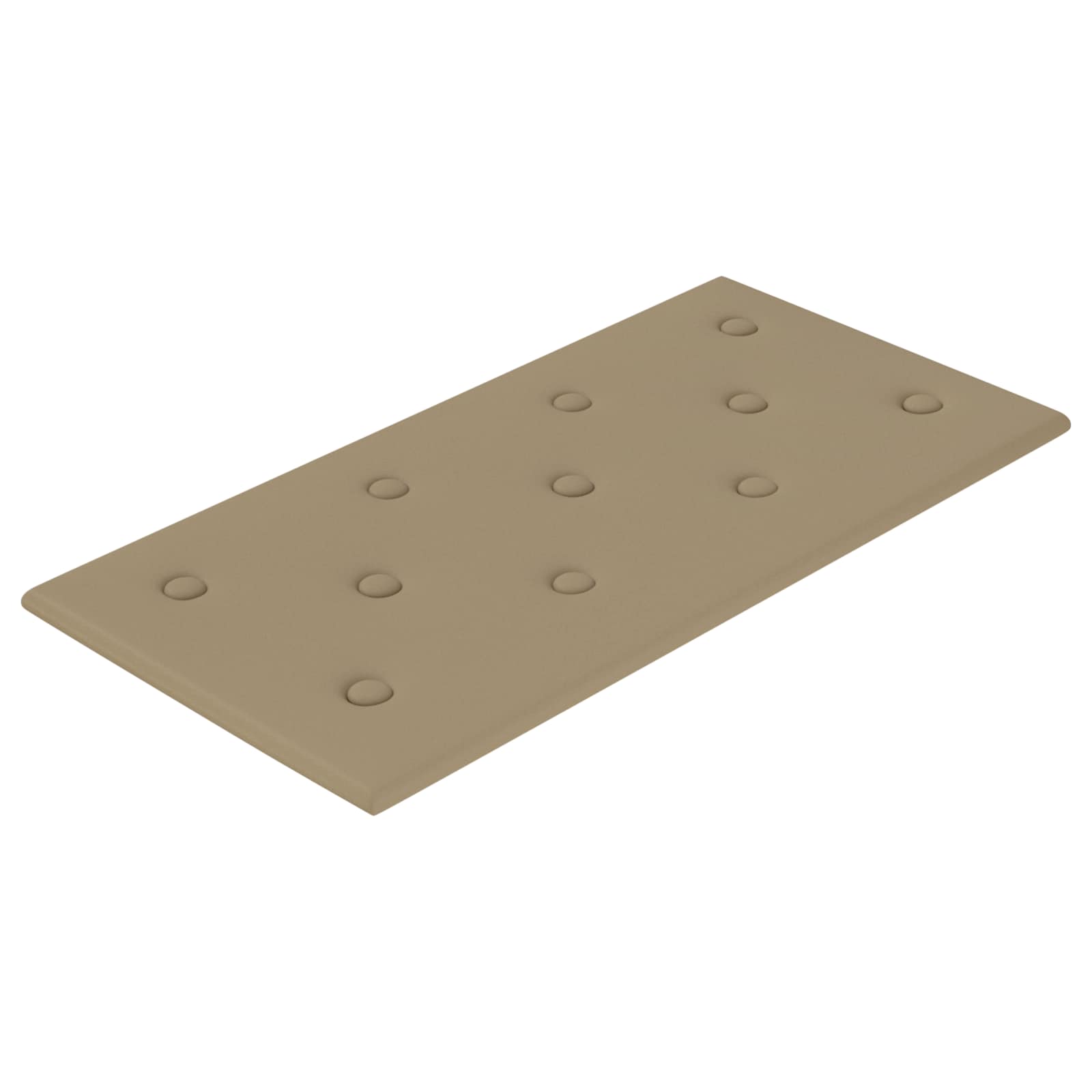 Zidna uzglavlja 12 pcs Boja cappuccina 60 x 30 cm Lažna koža