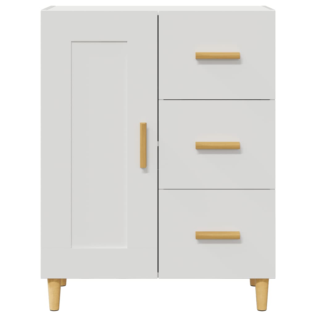 Komoda bijela 69,5 x 34 x 90 cm od konstruiranog drva