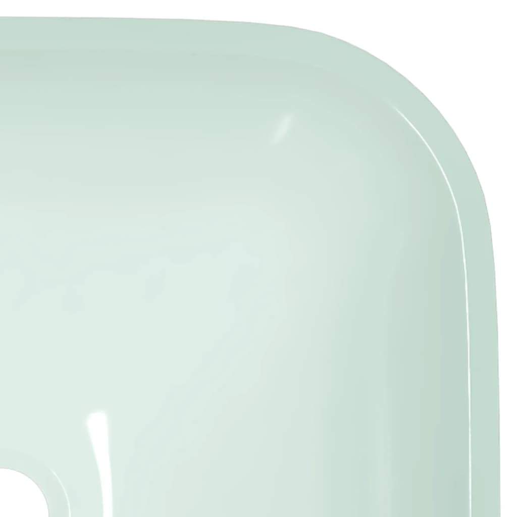 Umivaonik stakleni 42x42x14 cm bijeli