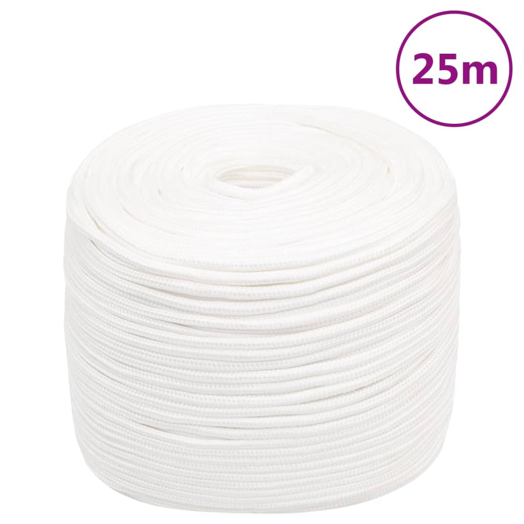 Brodski konop svjetlobijeli 10 mm 25 m od polipropilena
