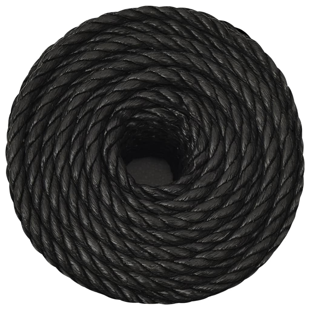 Radno uže crno 24 mm 50 m od polipropilena