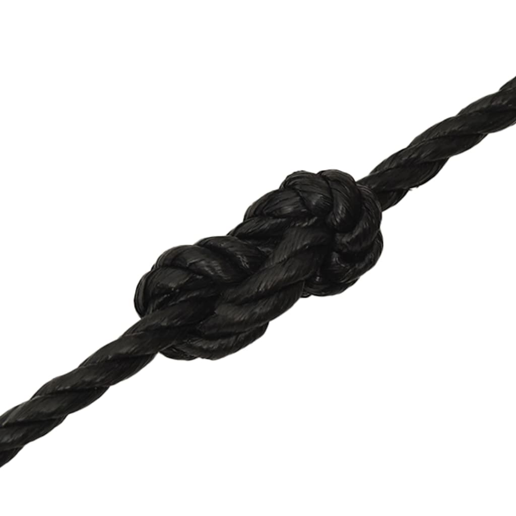 Radno uže crno 24 mm 50 m od polipropilena