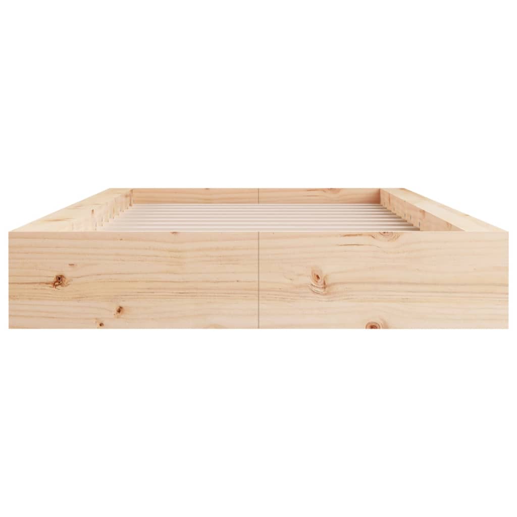 Okvir za krevet 100 x 200 cm od masivne borovine