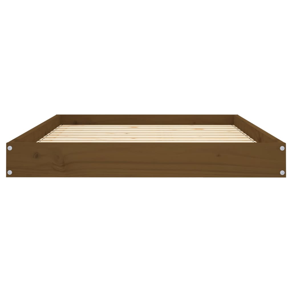 Dnevni ležaj smeđa boja meda 101,5x74x9 cm od masivne borovine