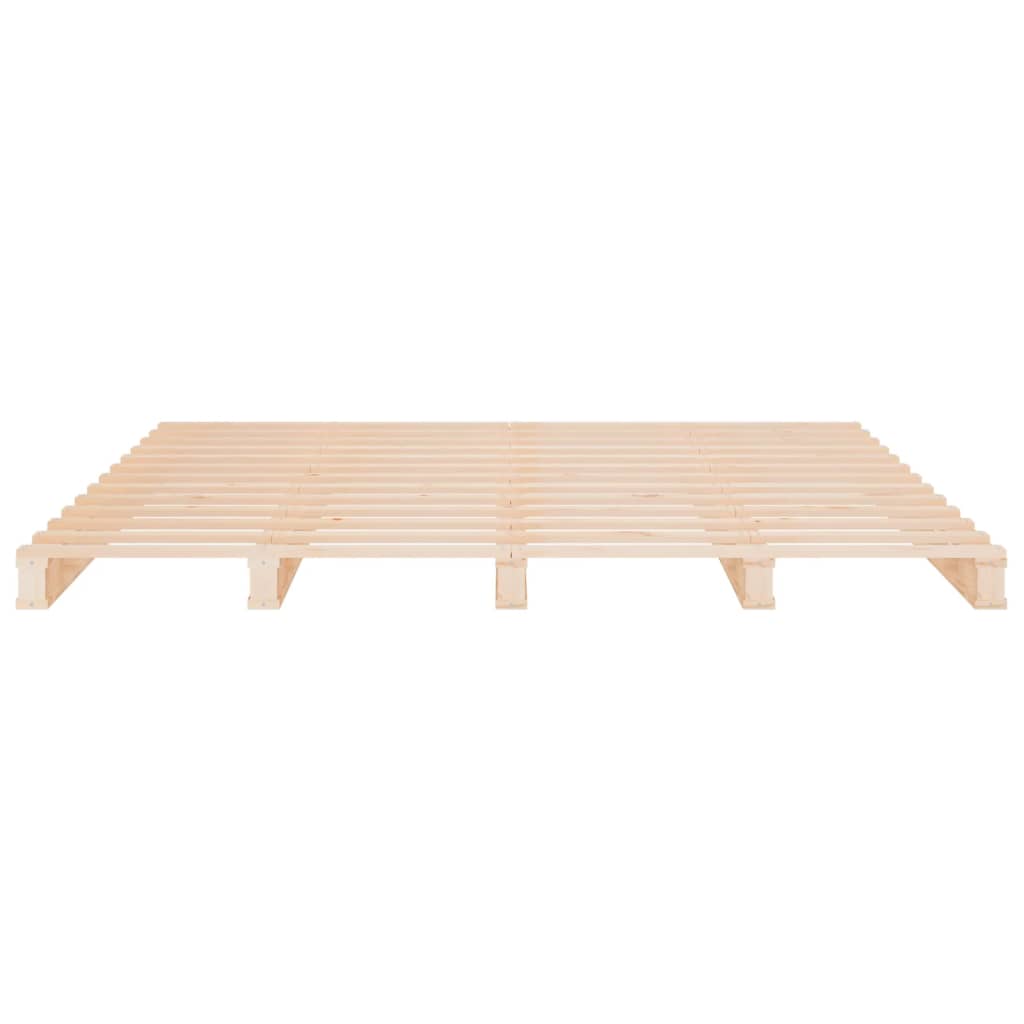 Krevet od paleta 140 x 190 cm od masivne borovine