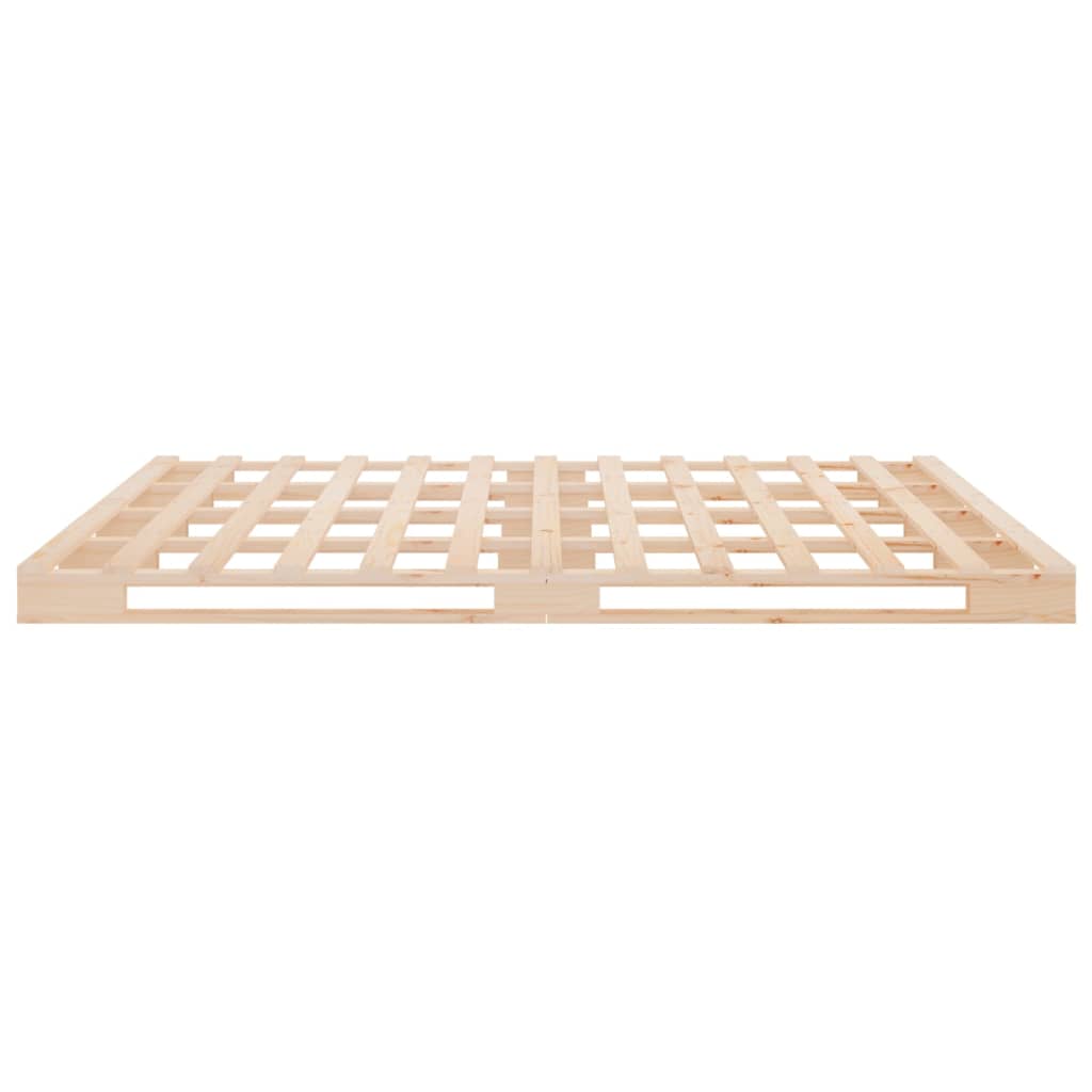 Krevet od paleta 140 x 190 cm od masivne borovine