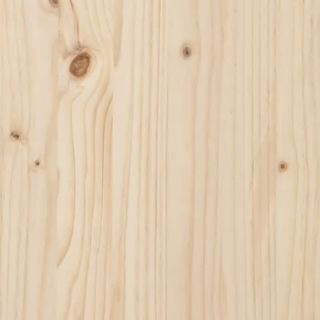 Krevet od paleta 140 x 190 cm od masivne borovine