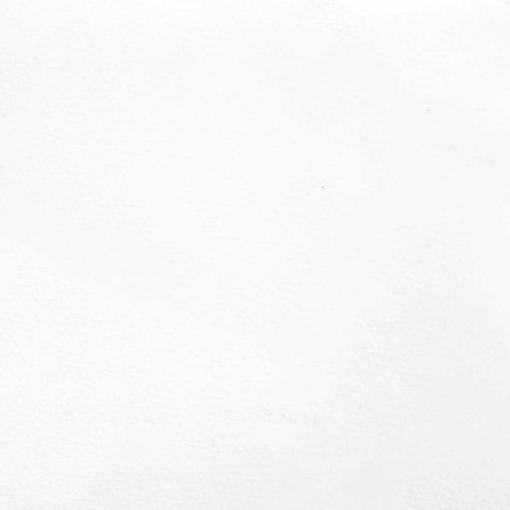 Uzglavlje bijelo 90x5x78/88 cm od umjetne kože