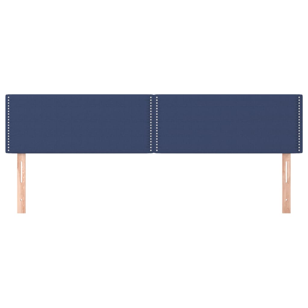 Uzglavlja plava 180x5x78/88 cm od tkanine